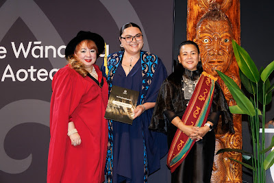 Photo from Ceremony 5 of the TWoA Tāmaki Makaurau 2025 Graduations (May 2025) held at the Mangere Arts Centre in Auckland, New Zealand on Tuesday, 27 May, 2025. Photo by Mike Walen / KeyImagery Photography. Copyright: © 2025 Te Wānanga o Aotearoa.