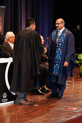 Photo from the TWoA Tāmaki Makaurau 2023 Graduations (Ceremony 3 @ 8pm), held at the Due Drop Events Centre, Manukau, Auckland, New Zealand on Wednesday, 7 June, 2023. Photo: Mike Walen / KeyImagery Photography. Copyright: © Te Wānanga o Aotearoa.