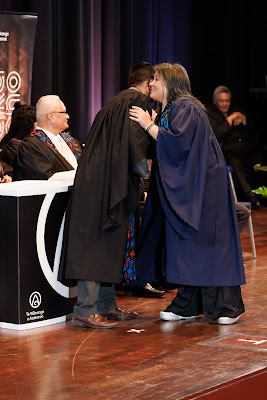 Photo from the TWoA Tāmaki Makaurau 2023 Graduations (Ceremony 3 @ 8pm), held at the Due Drop Events Centre, Manukau, Auckland, New Zealand on Wednesday, 7 June, 2023. Photo: Mike Walen / KeyImagery Photography. Copyright: © Te Wānanga o Aotearoa.