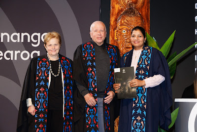 Photo from Ceremony 5 of the TWoA Tāmaki Makaurau 2025 Graduations (May 2025) held at the Mangere Arts Centre in Auckland, New Zealand on Tuesday, 27 May, 2025. Photo by Mike Walen / KeyImagery Photography. Copyright: © 2025 Te Wānanga o Aotearoa.