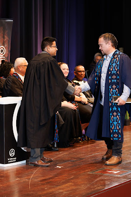 Photo from the TWoA Tāmaki Makaurau 2023 Graduations (Ceremony 3 @ 8pm), held at the Due Drop Events Centre, Manukau, Auckland, New Zealand on Wednesday, 7 June, 2023. Photo: Mike Walen / KeyImagery Photography. Copyright: © Te Wānanga o Aotearoa.