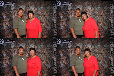 Booth photo from the TWoA Whirikoka 2023 Graduation (Gisborne), held at the War Memorial Theatre, Gisborne, East Coast, New Zealand on Wednesday 5 April, 2023. Photo: InstaBooth by KeyImagery Photography. Copyright: © Te Wānanga o Aotearoa.