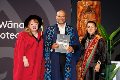Photo from Ceremony 5 of the TWoA Tāmaki Makaurau 2025 Graduations (May 2025) held at the Mangere Arts Centre in Auckland, New Zealand on Tuesday, 27 May, 2025. Photo by Mike Walen / KeyImagery Photography. Copyright: © 2025 Te Wānanga o Aotearoa.