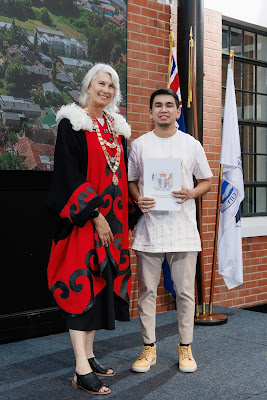 Photo from the HCC NZ Citizenship Ceremony (Afternoon) held in The Atrium, Wintec/Te Pukenga, Hamilton, Waikato, New Zealand at 3:30pm on Monday, 12 February, 2024. Photo: Mike Walen / KeyImagery Photography. Copyright: © Hamilton City Council.