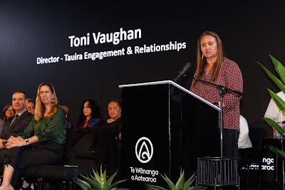 Photo from Ceremony 5 of the TWoA Tāmaki Makaurau 2025 Graduations (May 2025) held at the Mangere Arts Centre in Auckland, New Zealand on Tuesday, 27 May, 2025. Photo by Mike Walen / KeyImagery Photography. Copyright: © 2025 Te Wānanga o Aotearoa.