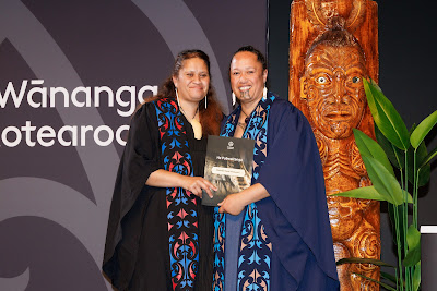 Photo from Ceremony 1 of the TWoA Tāmaki Makaurau 2025 Graduations (May 2025) held at the Mangere Arts Centre in Auckland, New Zealand on Monday, 26 May, 2025. Photo by Mike Walen / KeyImagery Photography. Copyright: © 2025 Te Wānanga o Aotearoa.