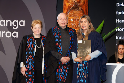 Photo from Ceremony 5 of the TWoA Tāmaki Makaurau 2025 Graduations (May 2025) held at the Mangere Arts Centre in Auckland, New Zealand on Tuesday, 27 May, 2025. Photo by Mike Walen / KeyImagery Photography. Copyright: © 2025 Te Wānanga o Aotearoa.