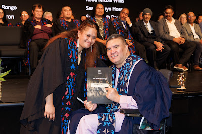 Photo from Ceremony 1 of the TWoA Tāmaki Makaurau 2025 Graduations (May 2025) held at the Mangere Arts Centre in Auckland, New Zealand on Monday, 26 May, 2025. Photo by Mike Walen / KeyImagery Photography. Copyright: © 2025 Te Wānanga o Aotearoa.