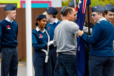Photo from the Anzac Civic Parade/Service held at Memorial Park, Hamilton, New Zealand. Taken: Sunday, 25 April 2021. Photo: Mike Walen / KeyImagery Photography. Copyright: © Hamilton City Council.
