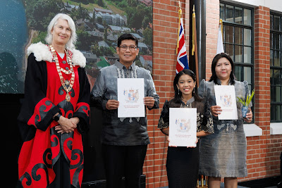 Photo from the HCC NZ Citizenship Ceremony (Afternoon) held in The Atrium, Wintec/Te Pukenga, Hamilton, Waikato, New Zealand at 3:30pm on Monday, 12 February, 2024. Photo: Mike Walen / KeyImagery Photography. Copyright: © Hamilton City Council.