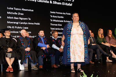 Photo from Ceremony 5 of the TWoA Tāmaki Makaurau 2025 Graduations (May 2025) held at the Mangere Arts Centre in Auckland, New Zealand on Tuesday, 27 May, 2025. Photo by Mike Walen / KeyImagery Photography. Copyright: © 2025 Te Wānanga o Aotearoa.