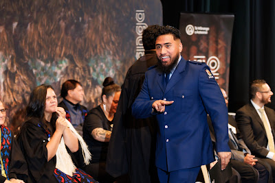 Photo from the TWoA Tāmaki Makaurau 2023 Graduations (Ceremony 4 @ 10am), held at the Due Drop Events Centre, Manukau, Auckland, New Zealand on Thursday, 8 June, 2023. Photo: Mike Walen / KeyImagery Photography. Copyright: © Te Wānanga o Aotearoa.