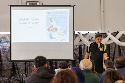 Photo from the Te Wiki o Maanaki Community Powhiri event held at Kirikiriroa Marae in Hamilton, Waikato, New Zealand. Taken: Saturday, 10 September 2022. Photography: Mike Walen / KeyImagery Photography. Copyright: © Hamilton City Council.