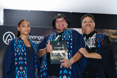 Photo from the TWoA Te Tai Tokerau (Kaitaia) 2025 Graduation held at Te Kura Kaupapa Maori o Pukemiro in Kaitaia, Northland, New Zealand on Monday, 14 April, 2025. Photo by Mike Walen / KeyImagery Photography. Copyright: © 2025 Te Wānanga o Aotearoa.