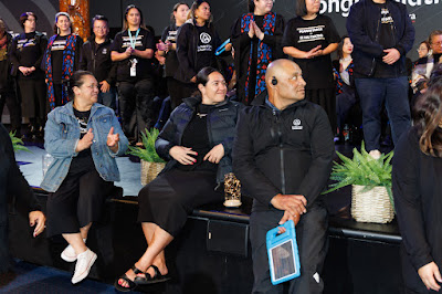 Photo from the TWoA Tāmaki Makaurau 2024 Graduations (Ceremony 6 @ 7pm), held at Church Unlimited, Glendene, Auckland, New Zealand on Wednesday, 26 June, 2024. Photo: Mike Walen / KeyImagery Photography. Copyright: © Te Wānanga o Aotearoa.