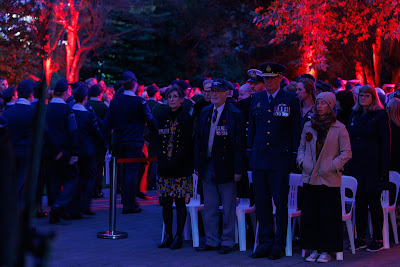 Photo from the Anzac Day 2025 Dawn Service held at Memorial Park in Hamilton, Waikato, New Zealand on Friday, 25 April, 2025. Photography by Mike Walen / KeyImagery Photography. Copyright: © 2025 Hamilton City Council.