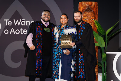 Photo from Ceremony 2 of the TWoA Tāmaki Makaurau 2025 Graduations (May 2025) held at the Mangere Arts Centre in Auckland, New Zealand on Monday, 26 May, 2025. Photo by Mike Walen / KeyImagery Photography. Copyright: © 2025 Te Wānanga o Aotearoa.