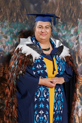Studio photo from the TWoA Tainui 2023 Graduations (Ceremony 3 - Thursday Morning), held at Hamilton Boys High School, Hamilton, Waikato, New Zealand on Thursday, 20 April, 2023. Photo: Mike Walen / KeyImagery Photography. Copyright: © Te Wānanga o Aotearoa.