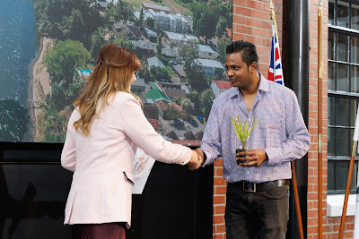 Photo from the HCC NZ Citizenship Ceremony 1 (Morning) held at The Atrium, Wintec/Te Pukenga, Hamilton, Waikato, New Zealand at 10:00am on Monday, 12 August, 2024. Photo: Mike Walen / KeyImagery Photography. Copyright: © Hamilton City Council.