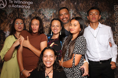 Booth photo from the TWoA Tainui 2023 Graduations (Ceremony 2 - Wednesday Afternoon), held at Hamilton Boys High School, Hamilton, Waikato, New Zealand on Wednesday, 19 April 2023. Photo: InstaBooth by KeyImagery Photography. Copyright: © Te Wānanga o Aotearoa.