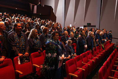 Photo from the TWoA Whirikoka 2024 Graduation (Gisborne), held at the War Memorial Theatre, Gisborne, East Coast, New Zealand on Wednesday, 16 April, 2025. Photo by Alick Saunders for KeyImagery Photography. Copyright: © 2025 Te Wānanga o Aotearoa.