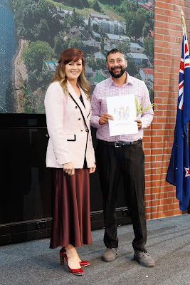 Photo from the HCC NZ Citizenship Ceremony 1 (Morning) held at The Atrium, Wintec/Te Pukenga, Hamilton, Waikato, New Zealand at 10:00am on Monday, 12 August, 2024. Photo: Mike Walen / KeyImagery Photography. Copyright: © Hamilton City Council.