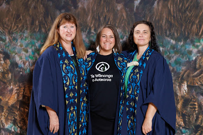 Studio photo from the TWoA Tainui 2023 Graduations (Ceremony 3 - Thursday Morning), held at Hamilton Boys High School, Hamilton, Waikato, New Zealand on Thursday, 20 April, 2023. Photo: Mike Walen / KeyImagery Photography. Copyright: © Te Wānanga o Aotearoa.