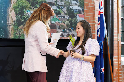 Photo from the HCC NZ Citizenship Ceremony 2 (Afternoon) held at The Atrium, Wintec/Te Pukenga, Hamilton, Waikato, New Zealand at 3:30pm on Monday, 12 August, 2024. Photo: Mike Walen / KeyImagery Photography. Copyright: © Hamilton City Council.