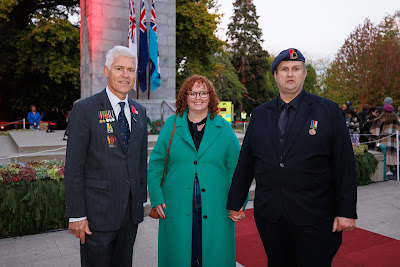 Photo from the Anzac Day 2025 Dawn Service held at Memorial Park in Hamilton, Waikato, New Zealand on Friday, 25 April, 2025. Photography by Mike Walen / KeyImagery Photography. Copyright: © 2025 Hamilton City Council.