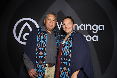 Booth photo from the TWoA Te Tai Tokerau (Kaitaia) 2025 Graduation held at Te Kura Kaupapa Maori o Pukemiro in Kaitaia, Northland, New Zealand on Monday, 14 April, 2025. Photo by InstaBooth / KeyImagery Photography. Copyright: © 2025 Te Wānanga o Aotearoa.