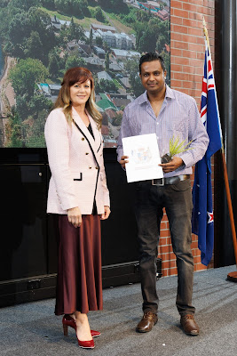 Photo from the HCC NZ Citizenship Ceremony 1 (Morning) held at The Atrium, Wintec/Te Pukenga, Hamilton, Waikato, New Zealand at 10:00am on Monday, 12 August, 2024. Photo: Mike Walen / KeyImagery Photography. Copyright: © Hamilton City Council.
