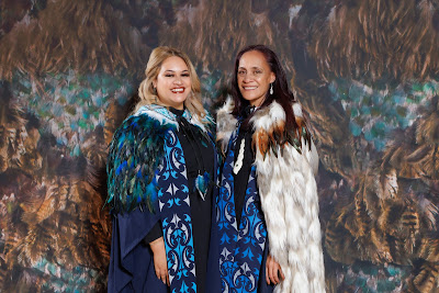Studio photo from the TWoA Tainui 2023 Graduations (Ceremony 3 - Thursday Morning), held at Hamilton Boys High School, Hamilton, Waikato, New Zealand on Thursday, 20 April, 2023. Photo: Mike Walen / KeyImagery Photography. Copyright: © Te Wānanga o Aotearoa.