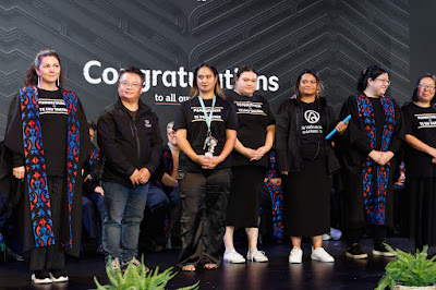 Photo from the TWoA Tāmaki Makaurau 2024 Graduations (Ceremony 6 @ 7pm), held at Church Unlimited, Glendene, Auckland, New Zealand on Wednesday, 26 June, 2024. Photo: Mike Walen / KeyImagery Photography. Copyright: © Te Wānanga o Aotearoa.