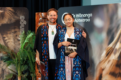 Photo from the TWoA Whirikoka 2024 Graduation (Gisborne), held at the War Memorial Theatre, Gisborne, East Coast, New Zealand on Wednesday 10 April, 2024. Photo by Mike Walen / KeyImagery Photography. Copyright: © Te Wānanga o Aotearoa.
