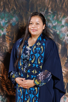Studio photo from the TWoA Tainui 2023 Graduations (Ceremony 3 - Thursday Morning), held at Hamilton Boys High School, Hamilton, Waikato, New Zealand on Thursday, 20 April, 2023. Photo: Mike Walen / KeyImagery Photography. Copyright: © Te Wānanga o Aotearoa.