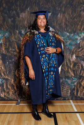 Studio photo from the TWoA Tainui 2023 Graduations (Ceremony 3 - Thursday Morning), held at Hamilton Boys High School, Hamilton, Waikato, New Zealand on Thursday, 20 April, 2023. Photo: Mike Walen / KeyImagery Photography. Copyright: © Te Wānanga o Aotearoa.