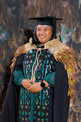 Studio photo from the TWoA Tainui 2023 Graduations (Ceremony 3 - Thursday Morning), held at Hamilton Boys High School, Hamilton, Waikato, New Zealand on Thursday, 20 April, 2023. Photo: Mike Walen / KeyImagery Photography. Copyright: © Te Wānanga o Aotearoa.