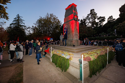 Photo from the Anzac Day 2025 Dawn Service held at Memorial Park in Hamilton, Waikato, New Zealand on Friday, 25 April, 2025. Photography by Mike Walen / KeyImagery Photography. Copyright: © 2025 Hamilton City Council.