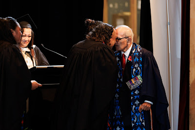 Photo from the TWoA Tāmaki Makaurau 2023 Graduations (Ceremony 1 @ 10am), held at the Due Drop Events Centre, Manukau, Auckland, New Zealand on Wednesday, 7 June, 2023. Photo: Mike Walen / KeyImagery Photography. Copyright: © Te Wānanga o Aotearoa.