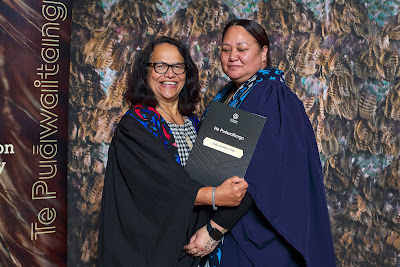 Photo from the TWoA Waiariki 2023 Graduations (Kawerau), held at  Rautahi Marae, Kawerau, Bay of Plenty, New Zealand on Friday, 2 June, 2023. Photo: Alick Saunders for KeyImagery Photography. Copyright: © Te Wānanga o Aotearoa.