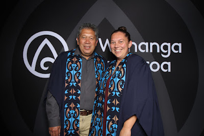 Booth photo from the TWoA Te Tai Tokerau (Kaitaia) 2025 Graduation held at Te Kura Kaupapa Maori o Pukemiro in Kaitaia, Northland, New Zealand on Monday, 14 April, 2025. Photo by InstaBooth / KeyImagery Photography. Copyright: © 2025 Te Wānanga o Aotearoa.