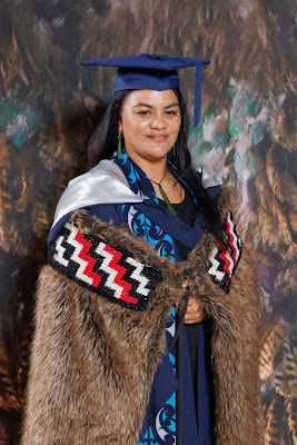 Studio photo from the TWoA Tainui 2023 Graduations (Ceremony 3 - Thursday Morning), held at Hamilton Boys High School, Hamilton, Waikato, New Zealand on Thursday, 20 April, 2023. Photo: Mike Walen / KeyImagery Photography. Copyright: © Te Wānanga o Aotearoa.