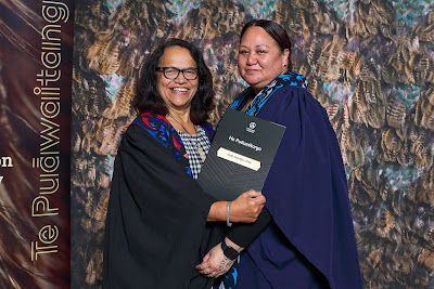 Photo from the TWoA Waiariki 2023 Graduations (Kawerau), held at  Rautahi Marae, Kawerau, Bay of Plenty, New Zealand on Friday, 2 June, 2023. Photo: Alick Saunders for KeyImagery Photography. Copyright: © Te Wānanga o Aotearoa.