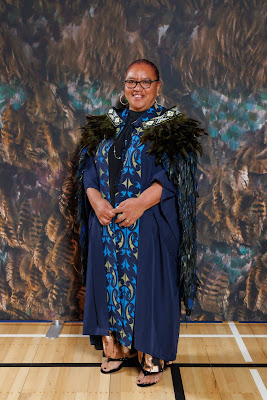 Studio photo from the TWoA Tainui 2023 Graduations (Ceremony 3 - Thursday Morning), held at Hamilton Boys High School, Hamilton, Waikato, New Zealand on Thursday, 20 April, 2023. Photo: Mike Walen / KeyImagery Photography. Copyright: © Te Wānanga o Aotearoa.