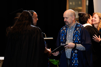 Photo from the TWoA Tāmaki Makaurau 2023 Graduations (Ceremony 1 @ 10am), held at the Due Drop Events Centre, Manukau, Auckland, New Zealand on Wednesday, 7 June, 2023. Photo: Mike Walen / KeyImagery Photography. Copyright: © Te Wānanga o Aotearoa.
