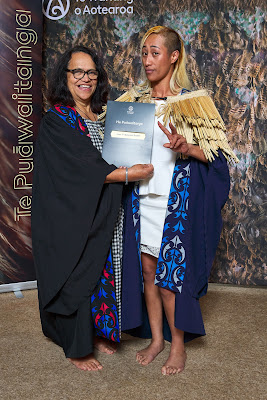 Photo from the TWoA Waiariki 2023 Graduations (Kawerau), held at  Rautahi Marae, Kawerau, Bay of Plenty, New Zealand on Friday, 2 June, 2023. Photo: Alick Saunders for KeyImagery Photography. Copyright: © Te Wānanga o Aotearoa.