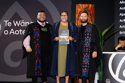 Photo from Ceremony 2 of the TWoA Tāmaki Makaurau 2025 Graduations (May 2025) held at the Mangere Arts Centre in Auckland, New Zealand on Monday, 26 May, 2025. Photo by Mike Walen / KeyImagery Photography. Copyright: © 2025 Te Wānanga o Aotearoa.