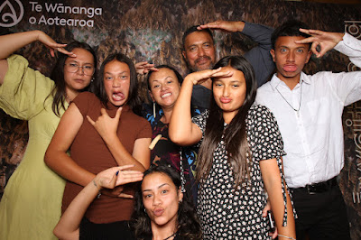 Booth photo from the TWoA Tainui 2023 Graduations (Ceremony 2 - Wednesday Afternoon), held at Hamilton Boys High School, Hamilton, Waikato, New Zealand on Wednesday, 19 April 2023. Photo: InstaBooth by KeyImagery Photography. Copyright: © Te Wānanga o Aotearoa.