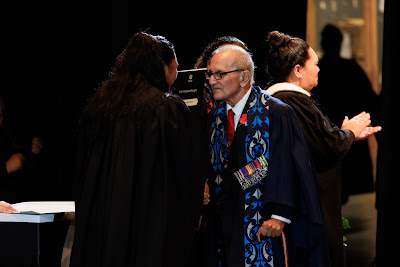 Photo from the TWoA Tāmaki Makaurau 2023 Graduations (Ceremony 1 @ 10am), held at the Due Drop Events Centre, Manukau, Auckland, New Zealand on Wednesday, 7 June, 2023. Photo: Mike Walen / KeyImagery Photography. Copyright: © Te Wānanga o Aotearoa.