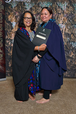 Photo from the TWoA Waiariki 2023 Graduations (Kawerau), held at  Rautahi Marae, Kawerau, Bay of Plenty, New Zealand on Friday, 2 June, 2023. Photo: Alick Saunders for KeyImagery Photography. Copyright: © Te Wānanga o Aotearoa.
